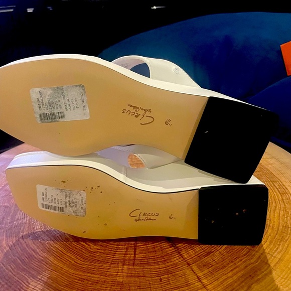 Circus- Sam Edleman- MOIRA- White Wedge Sandals 9.5 M New w/o Box- never worn - Picture 6 of 7